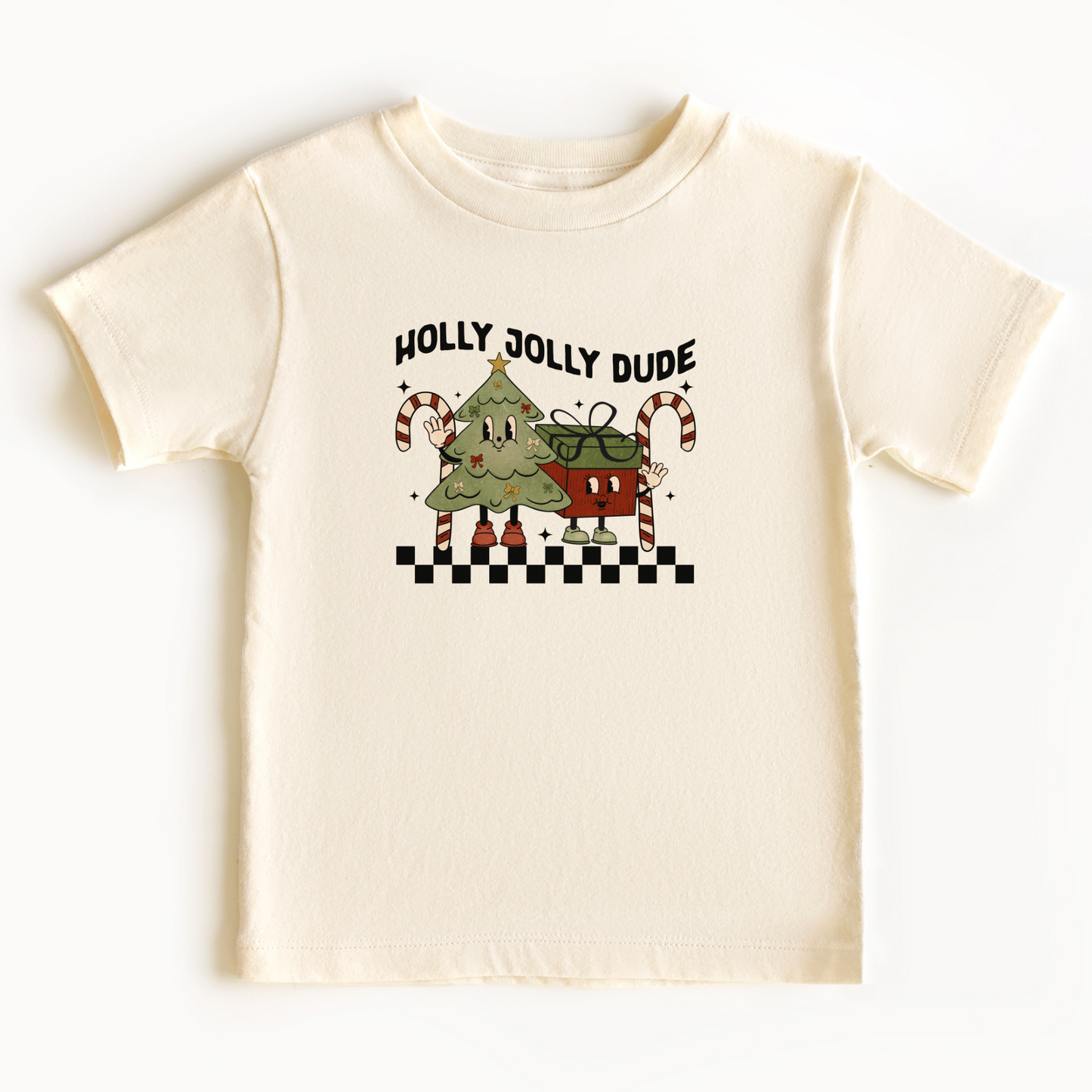 Holly Jolly Dude Bodysuit and Tee